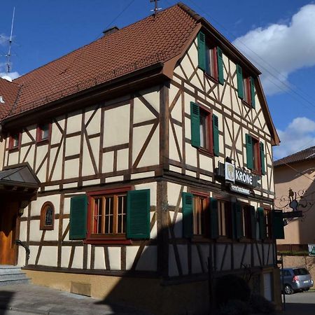 Pension Krone Sternenfels Exterior foto