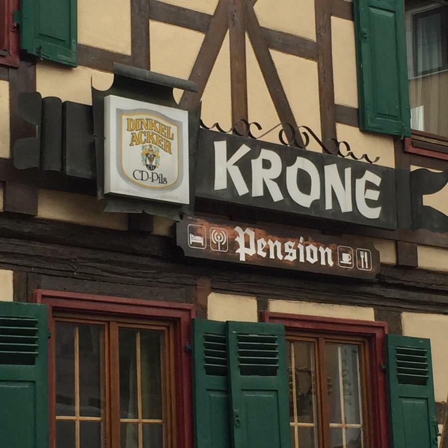 Pension Krone Sternenfels Exterior foto
